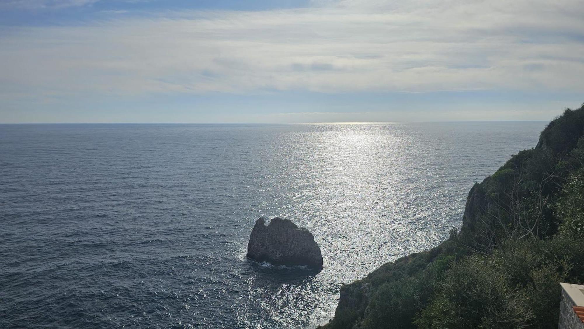 Appartamento Casa La Scogliera Praiano Esterno foto